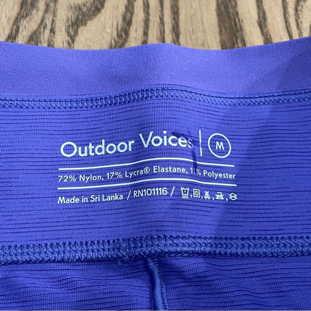 Outdoor Voices Thrive 7/8 Leggings- Violet Women’s Medium NEW - Picture 5 of 11